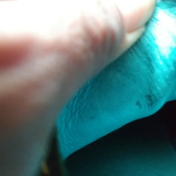 John Fluevog Green Suede Checkered Buckle Oxfords - Picture 6 of 7